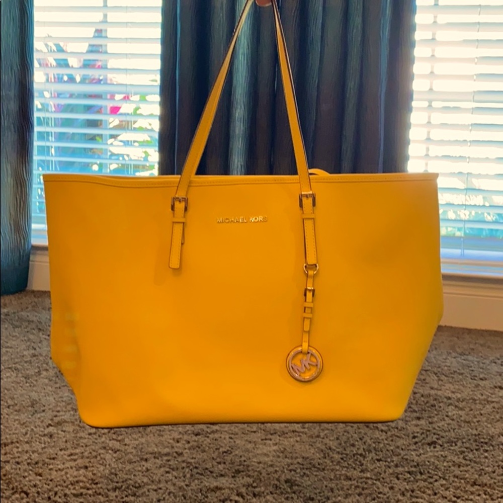 Yellow Michael Kors Purse